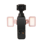 Per DJI Osmo Pocket 3 Sunnylife Luce video a LED regolabile con sgancio rapido, luce di riempimento tricolore dimmerabile, lampada portatile