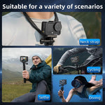 Telaio in metallo YELANGU per fotocamera DJI Osmo Action 6 con slitta a caldo, For DJI Osmo Action 6 Cage