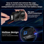 Telaio in metallo YELANGU per fotocamera DJI Osmo Action 6 con slitta a caldo, For DJI Osmo Action 6 Cage