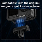 Telaio in metallo YELANGU per fotocamera DJI Osmo Action 6 con slitta a caldo, For DJI Osmo Action 6 Cage
