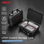 Valigetta in PP impermeabile e antiurto per DJI Lito 1 / X1 STARTRC, contenitore portatile per il trasporto., For DJI Lito 1 / X1