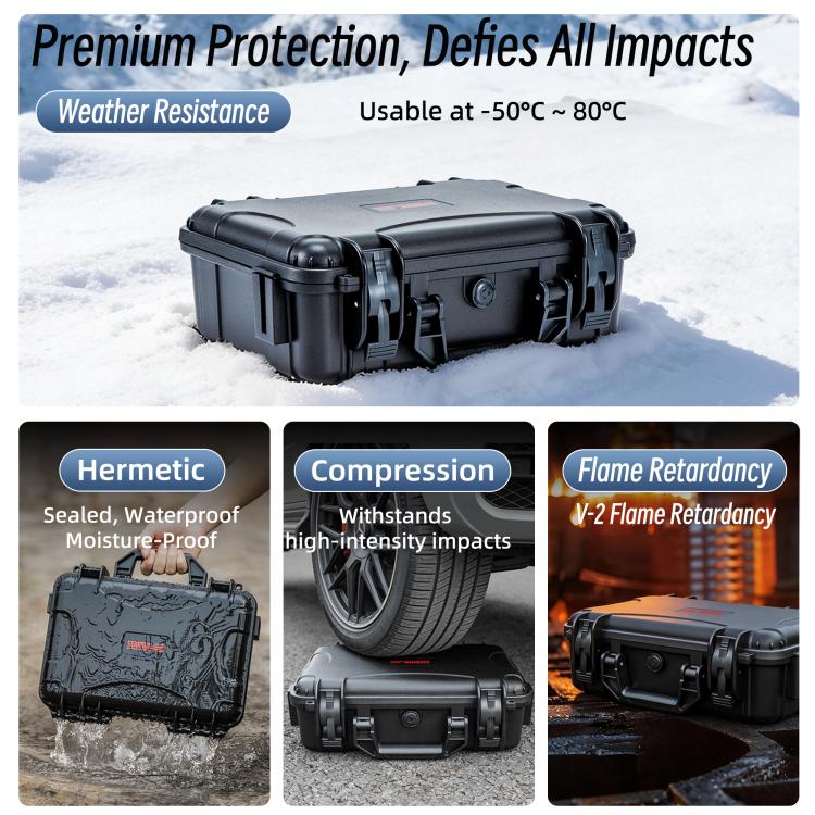 Valigetta in PP impermeabile e antiurto per DJI Lito 1 / X1 STARTRC, contenitore portatile per il trasporto., For DJI Lito 1 / X1
