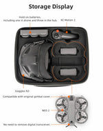 Borsa a tracolla portatile Sunnylife per DJI Neo 2 Motion Fly More Combo Bag, Motion Fly More Combo Bag