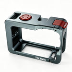 Gabbia per fotocamera in metallo YELANGU per DJI Osmo Action 6 con doppia apertura, LWAC6-1