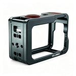 Gabbia per fotocamera in metallo YELANGU per DJI Osmo Action 6 con doppia apertura, LWAC6-1