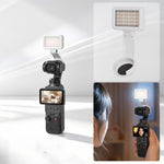 Per DJI Osmo Pocket 4 Sunnylife Luce video a LED magnetica, luce di riempimento regolabile, tricolore, dimmerabile, portatile