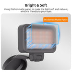 Per DJI Osmo Pocket 4 Sunnylife Luce video a LED magnetica, luce di riempimento regolabile, tricolore, dimmerabile, portatile