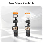 Per DJI Osmo Pocket 4 Sunnylife Luce video a LED magnetica, luce di riempimento regolabile, tricolore, dimmerabile, portatile