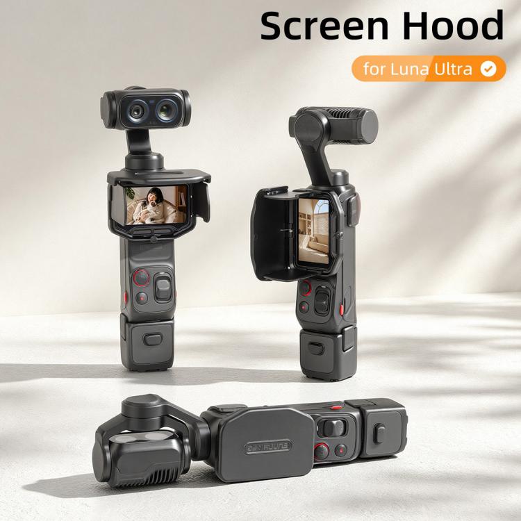 Per Insta360 Luna Ultra Sunnylife Parasole magnetico per schermo, copertura protettiva pieghevole per monitor., For Insta360 Luna Ultra