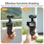 Per Insta360 Luna Ultra Sunnylife Parasole magnetico per schermo, copertura protettiva pieghevole per monitor., For Insta360 Luna Ultra
