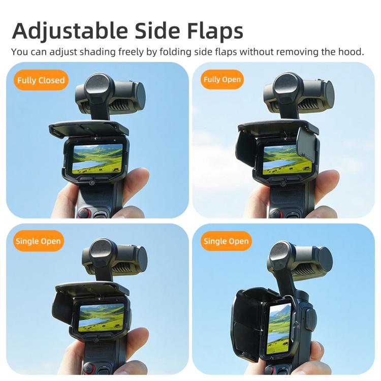 Per Insta360 Luna Ultra Sunnylife Parasole magnetico per schermo, copertura protettiva pieghevole per monitor., For Insta360 Luna Ultra