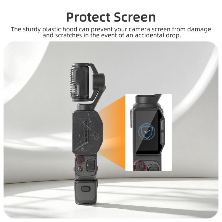 Per Insta360 Luna Ultra Sunnylife Parasole magnetico per schermo, copertura protettiva pieghevole per monitor., For Insta360 Luna Ultra