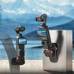 Per DJI Osmo Pocket 4 / 3 Clip magnetica regolabile a sgancio rapido Sunnylife per zaino, morsetto per action camera, supporto verticale/orizzontale, For DJI Osmo Pocket 4 / 3 Vertical-Horizontal Mount