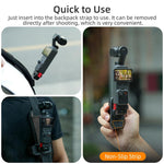 Per DJI Osmo Pocket 4 / 3 Clip magnetica regolabile a sgancio rapido Sunnylife per zaino, morsetto per action camera, supporto verticale/orizzontale, For DJI Osmo Pocket 4 / 3 Vertical-Horizontal Mount