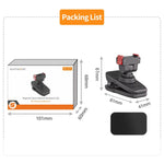 Per DJI Osmo Pocket 4 / 3 Clip magnetica regolabile a sgancio rapido Sunnylife per zaino, morsetto per action camera, supporto verticale/orizzontale, For DJI Osmo Pocket 4 / 3 Vertical-Horizontal Mount