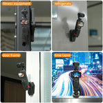 Per DJI Osmo Pocket 4 / 3 Clip magnetica regolabile a sgancio rapido Sunnylife per zaino, morsetto per action camera, supporto verticale/orizzontale, For DJI Osmo Pocket 4 / 3 Vertical-Horizontal Mount