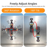 Per DJI Osmo Pocket 4 / 3 Clip magnetica regolabile a sgancio rapido Sunnylife per zaino, morsetto per action camera, supporto verticale/orizzontale, For DJI Osmo Pocket 4 / 3 Vertical-Horizontal Mount