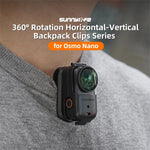 Clip per zaino con rotazione 360° per DJI Osmo Nano
