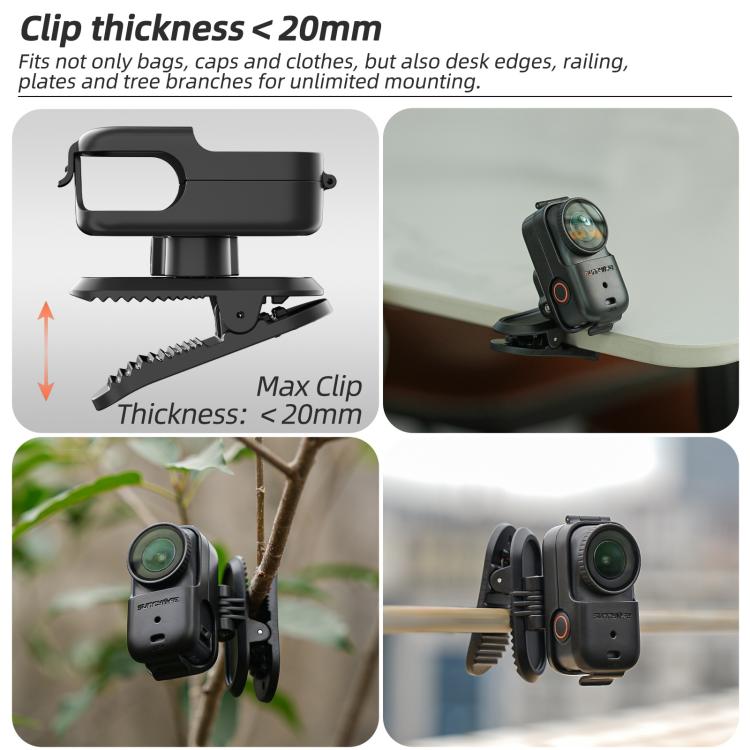 Clip per zaino con rotazione 360° per DJI Osmo Nano