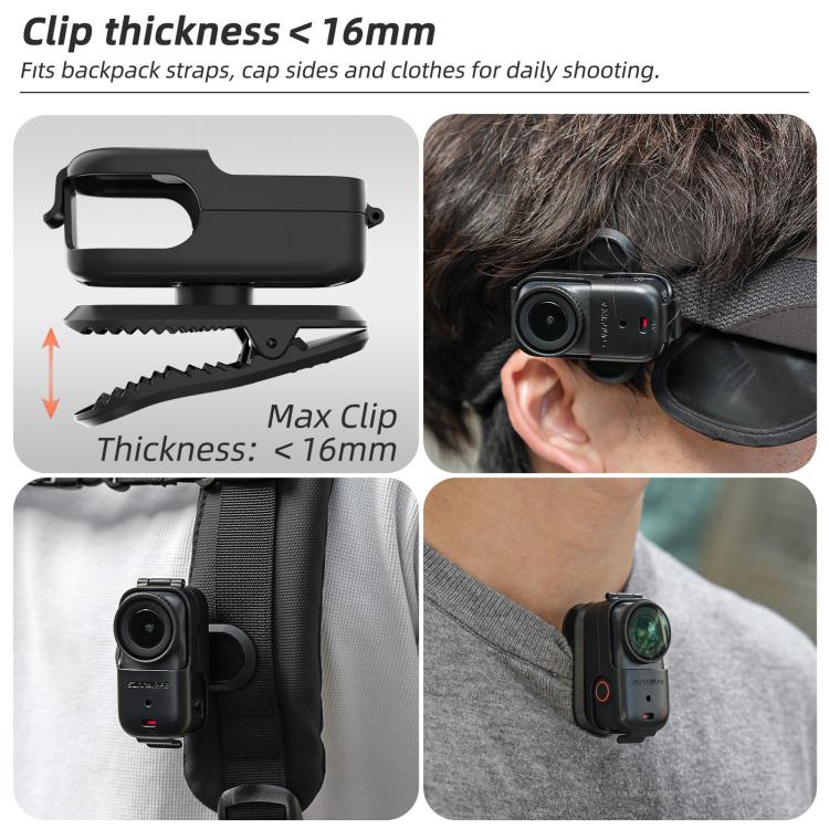 Clip per zaino con rotazione 360° per DJI Osmo Nano
