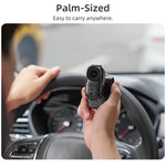 Supporto per action camera DJI Osmo Nano Sunnylife per aletta parasole auto, girevole a 360° e inclinabile di 90°., MJ165 Car Sun Visor Mount