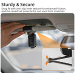 Supporto per action camera DJI Osmo Nano Sunnylife per aletta parasole auto, girevole a 360° e inclinabile di 90°., MJ165 Car Sun Visor Mount