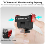 Adattatore a sgancio rapido Sunnylife per DJI Osmo Pocket 4 / 3, interfaccia da 1/4 di pollice, adattatore per selfie stick con inclinazione a 180 gradi., AD159 For DJI Osmo Pocket 4 / 3