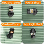 Clip magnetica a sgancio rapido Sunnylife per zaino, morsetto regolabile per action camera con supporto verticale/orizzontale per DJI Osmo Nano / Action 6, MJ-172 For DJI Osmo Nano / Action 6