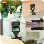 Clip magnetica a sgancio rapido Sunnylife per zaino, morsetto regolabile per action camera con supporto verticale/orizzontale per DJI Osmo Nano / Action 6, MJ-172 For DJI Osmo Nano / Action 6