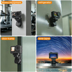 Clip magnetica a sgancio rapido Sunnylife per zaino, morsetto regolabile per action camera con supporto verticale/orizzontale per DJI Osmo Nano / Action 6, MJ-172 For DJI Osmo Nano / Action 6