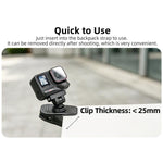 Sunnylife Magnetic Quick-Release Backpack Clip Action Camera Clamp Vertical-Horizontal Mount for Insta360 X4 Air / X5 / Ace / Ace Pro 2 / 1, For Insta360 X4 Air / X5 / Ace / Ace Pro 2 / 1