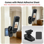 Sunnylife Magnetic Quick-Release Backpack Clip Action Camera Clamp Vertical-Horizontal Mount for Insta360 X4 Air / X5 / Ace / Ace Pro 2 / 1, For Insta360 X4 Air / X5 / Ace / Ace Pro 2 / 1