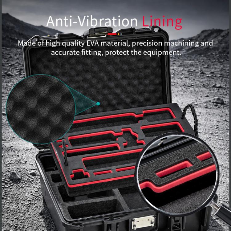 Valigetta impermeabile a doppio strato con lucchetto a combinazione TSA STARTRC per DJI Osmo Pocket 4P STARTRC., For DJI Osmo Pocket 4P