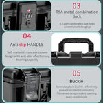 Valigetta impermeabile a doppio strato con lucchetto a combinazione TSA STARTRC per DJI Osmo Pocket 4P STARTRC., For DJI Osmo Pocket 4P
