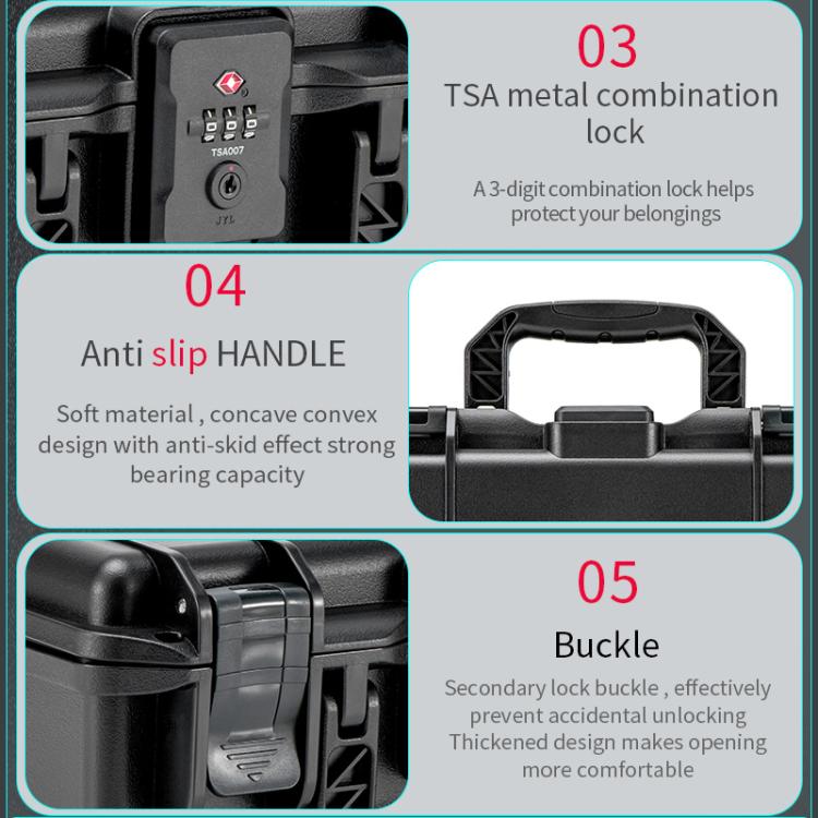 Valigetta impermeabile a doppio strato con lucchetto a combinazione TSA STARTRC per DJI Osmo Pocket 4P STARTRC., For DJI Osmo Pocket 4P