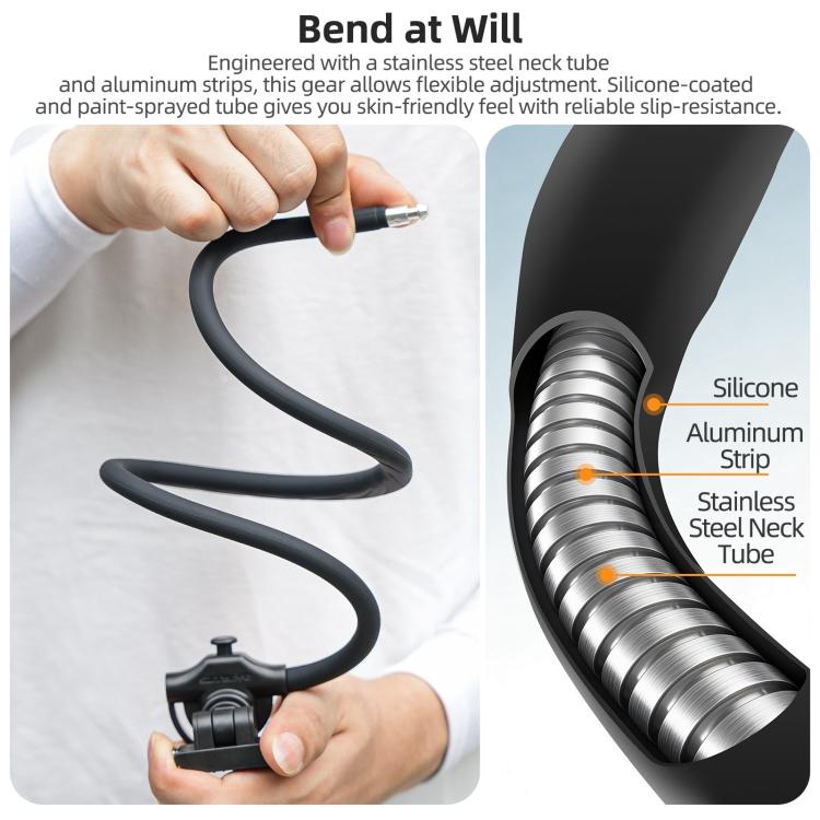 Supporto per selfie regolabile Sunnylife con cinturino per corpo e attacco magnetico a sgancio rapido bidirezionale per DJI Osmo Nano / Action 6, For DJI Osmo Nano / Action 6