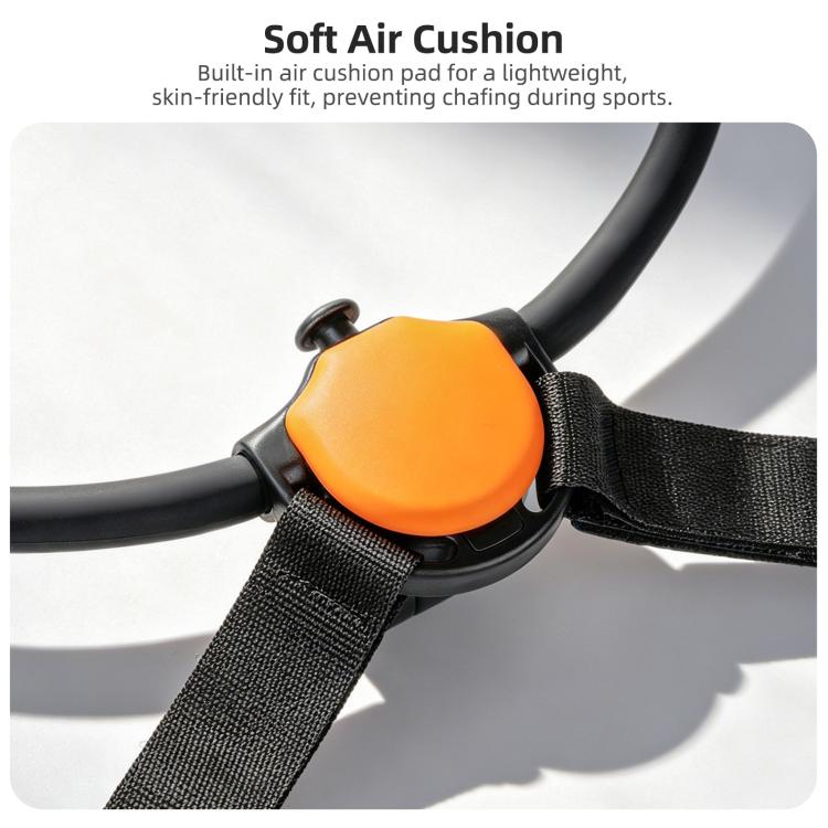 Supporto per selfie regolabile Sunnylife con cinturino per corpo e attacco magnetico a sgancio rapido bidirezionale per DJI Osmo Nano / Action 6, For DJI Osmo Nano / Action 6