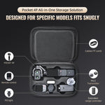 Custodia portatile sagomata per DJI Osmo Pocket 4P STARTRC, set completo di borse portaoggetti, For DJI Osmo Pocket 4P