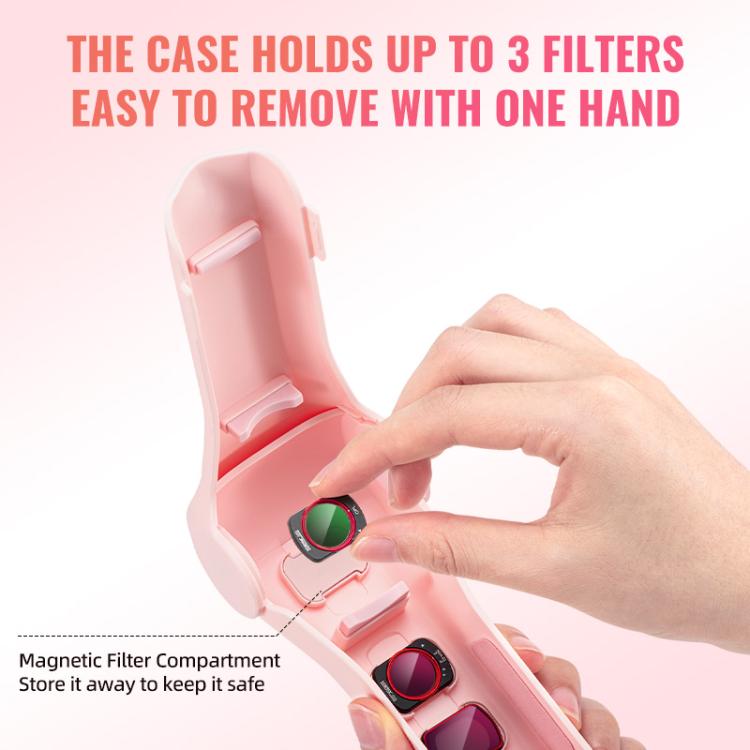 Custodia protettiva con coperchio ribaltabile per DJI Osmo Pocket 4 STARTRC, For DJI Osmo Pocket 4 Pink