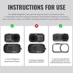 Per DJI Osmo Nano STARTRC Clip da zaino Morsetto regolabile per action camera con sgancio rapido, Backpack Clip For DJI Osmo Nano