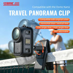 Per DJI Osmo Nano STARTRC Clip da zaino Morsetto regolabile per action camera con sgancio rapido, Backpack Clip For DJI Osmo Nano