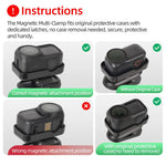 Per DJI Osmo Nano, clip magnetica Sunnylife per zaino, morsetto regolabile per action camera con sgancio rapido., ON-MJ244 For DJI Osmo Nano