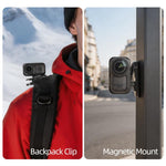 Per DJI Osmo Nano, clip magnetica Sunnylife per zaino, morsetto regolabile per action camera con sgancio rapido., ON-MJ244 For DJI Osmo Nano