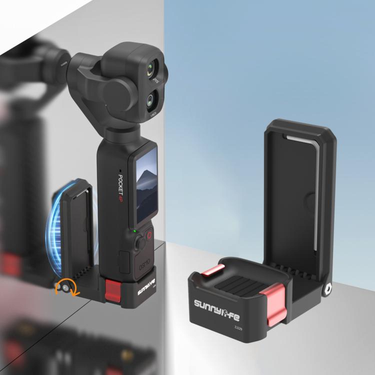 Supporto da tavolo magnetico a sgancio rapido Sunnylife per DJI Osmo Pocket 4P, con angolazioni regolabili., OP4-ZJ229