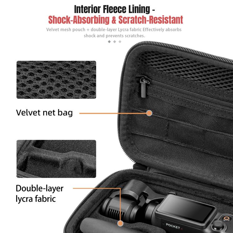 Custodia sagomata per DJI Osmo Pocket 4 Creator Combo
