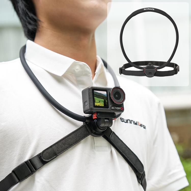 Sunnylife Neck Mount magnetico per DJI Osmo 360 e Action 5