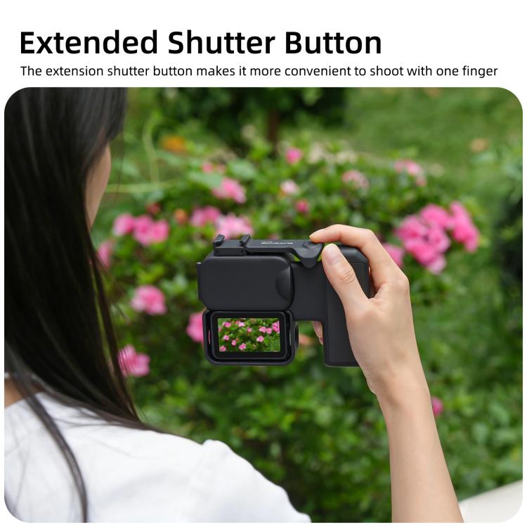 Maniglia ergonomica per DJI Osmo Nano Sunnylife per fotografia di strada integrata, impugnatura ergonomica, leva di scatto a sgancio rapido., For DJI Osmo Nano