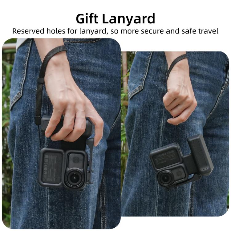 Maniglia ergonomica per DJI Osmo Nano Sunnylife per fotografia di strada integrata, impugnatura ergonomica, leva di scatto a sgancio rapido., For DJI Osmo Nano