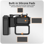 Maniglia ergonomica per DJI Osmo Nano Sunnylife per fotografia di strada integrata, impugnatura ergonomica, leva di scatto a sgancio rapido., For DJI Osmo Nano