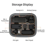 Per DJI Osmo Pocket 4 / 3 Sunnylife Mini Custodia Borsa Creator Combo Bags, Creator Combo Bag